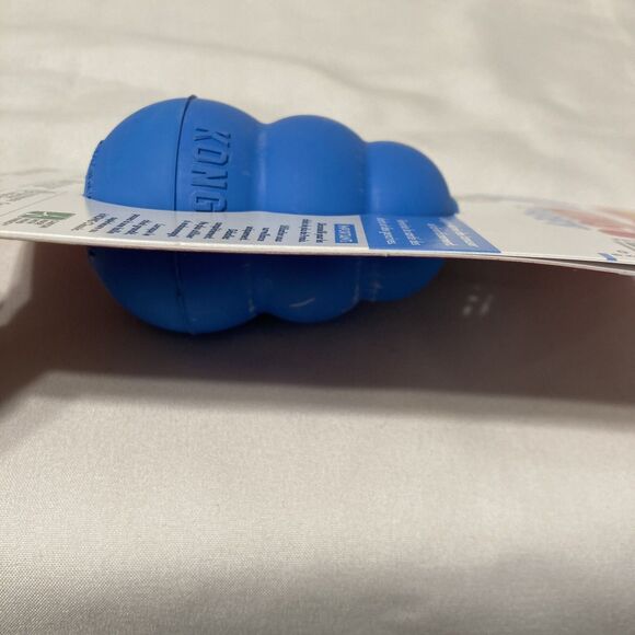 Original KONG for Puppy Healthy Chewing Toy Small Blue Chew Chase Fetch - Picture 10 of 10